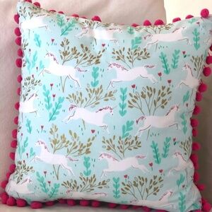 Unicorn Throw Pillows Handmade by LiLiMcRiddles Designs-Bedroom decor, gifts